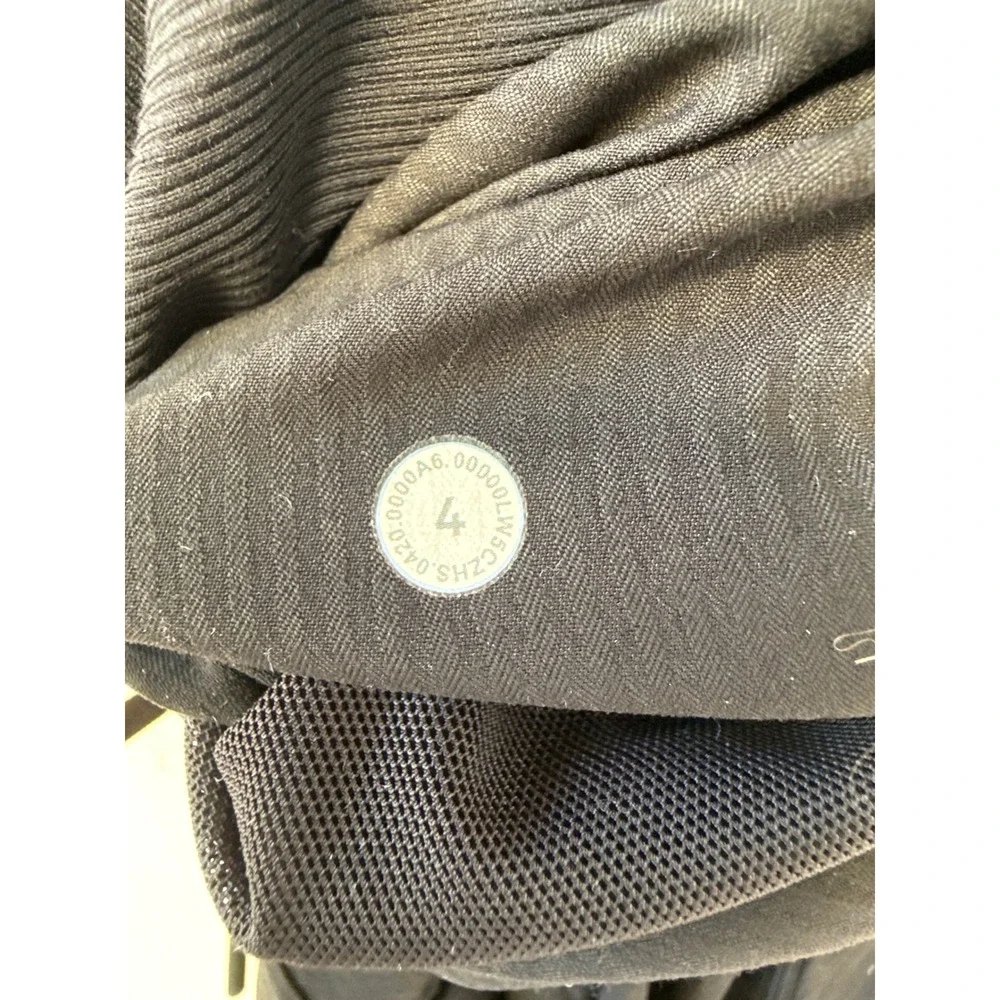 Lululemon Dance Studio Unlined‎ Jogger Pants Black Ribbed Women Size 4